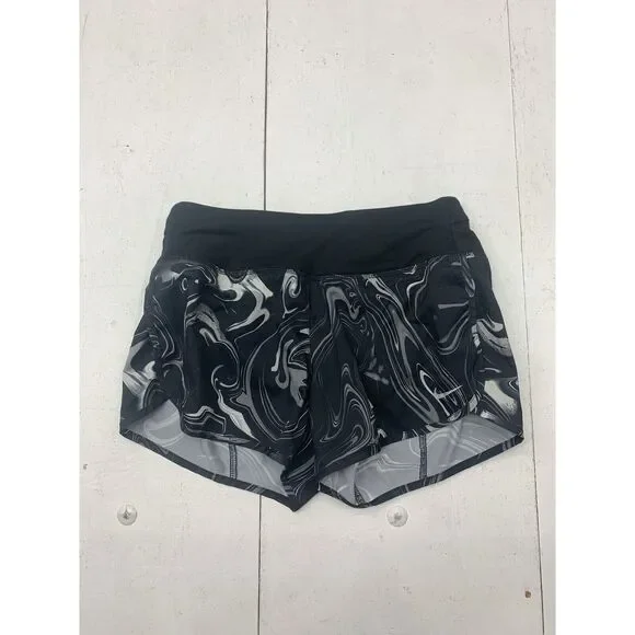 Nike Shorts Nike Drifit Womens Black Marble Print Athletic